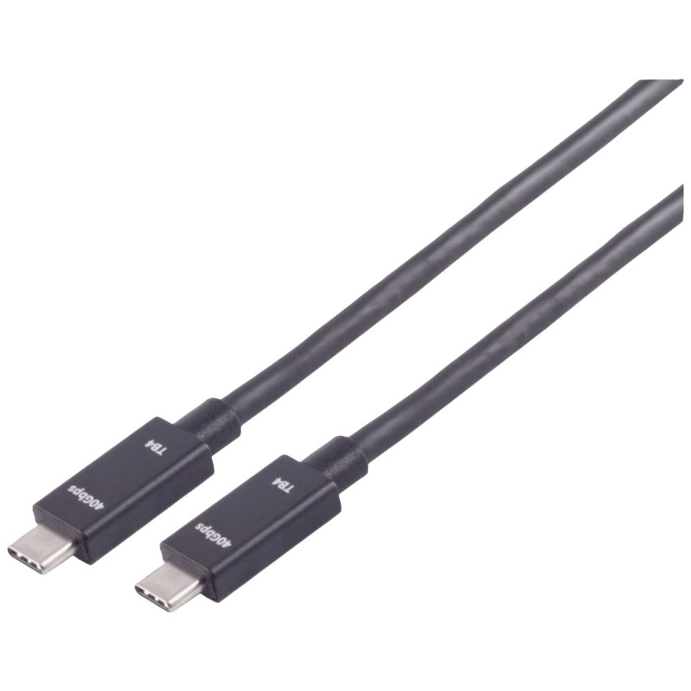 BKL Electronic USB-C  verbindingskabel, TB4, UltraFlex, 0,25 m 10080131  1 stuk(s)