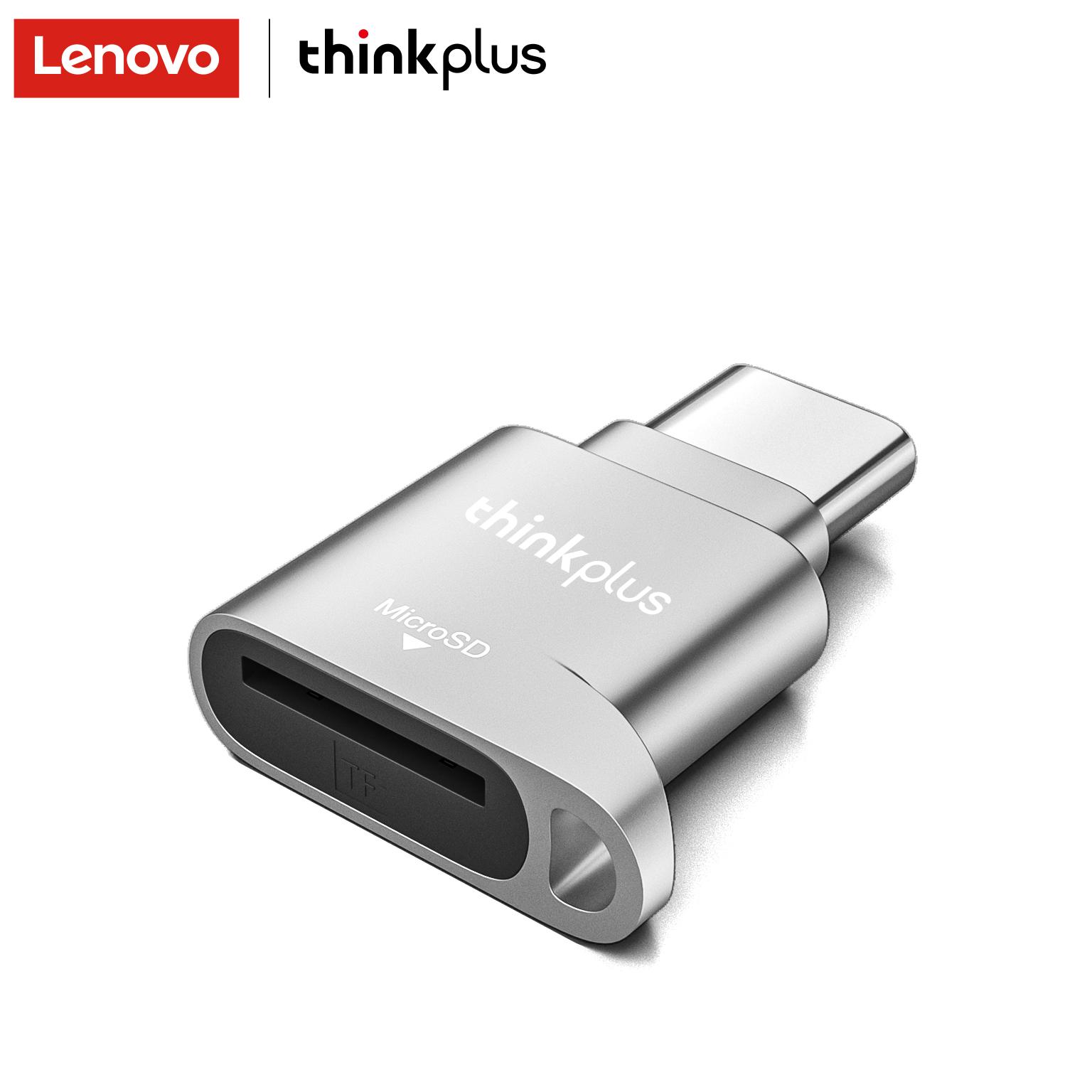 Lenovo USB Type C Card Reader 480Mbps 512GB USB-C TF Micro SD OTG Adapter Type-C TF Memory Card Reader For Laptop Phone  D201