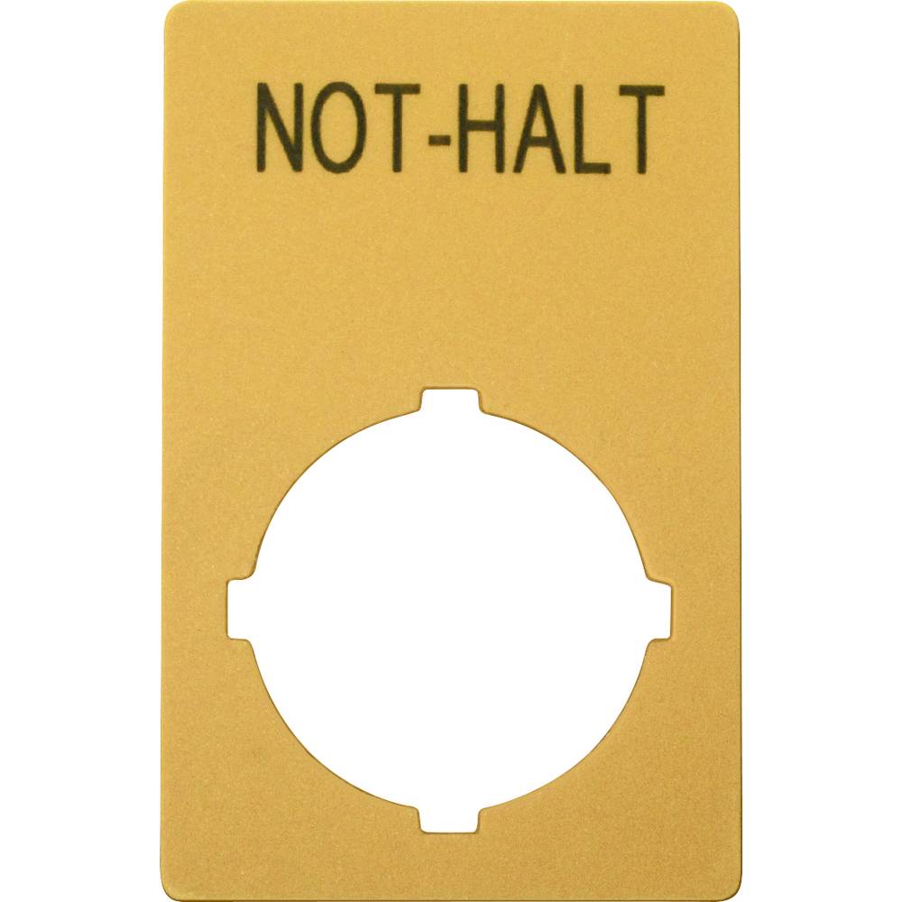 Eaton M22-XZK1-D99 Not-Halt Schild - Eaton M22-XZK1-D99 Not-Halt Schild