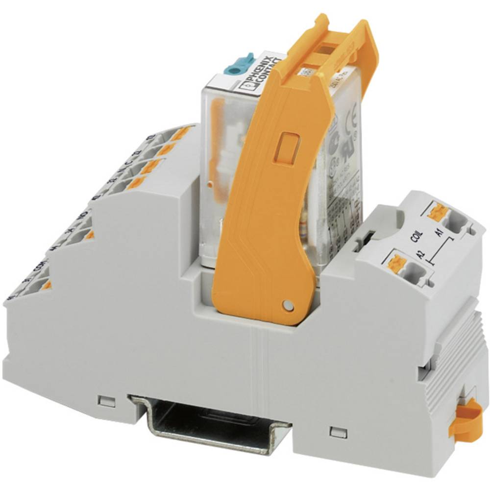Phoenix Contact RIF-2-RPT-LDP-24DC/4X21 Relaismodule Nominale spanning: 24 V/DC Schakelstroom (max.): 6 A 4x wisselcontact 1 stuk(s)