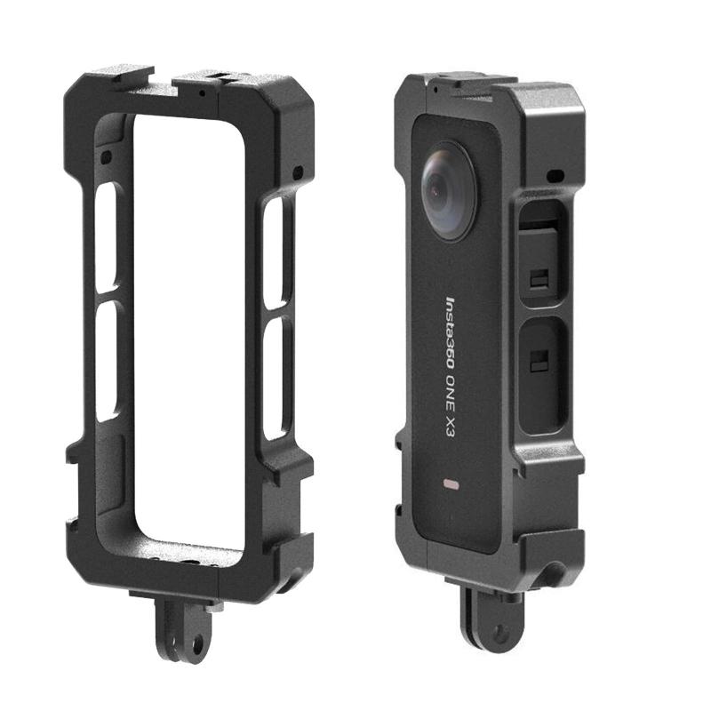 BABY YOU Camerakooi Cnc aluminium beschermframe compatibel voor Insta360 X3 panoramische actiecamera