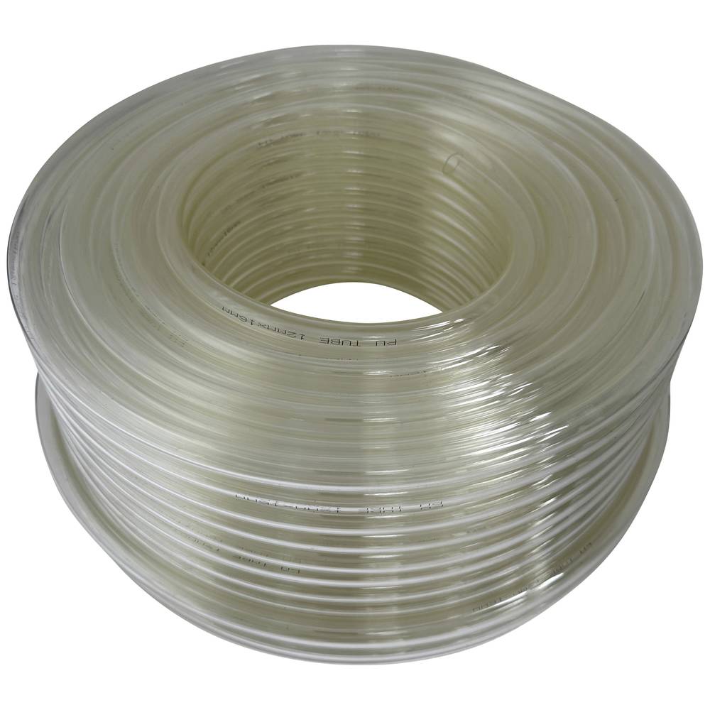 TRU COMPONENTS Persluchtslang TC-12832952 PU4X2.5 Transparent Polyurethaan Transparant Binnendiameter: 2.5 mm 10 bar 100 m