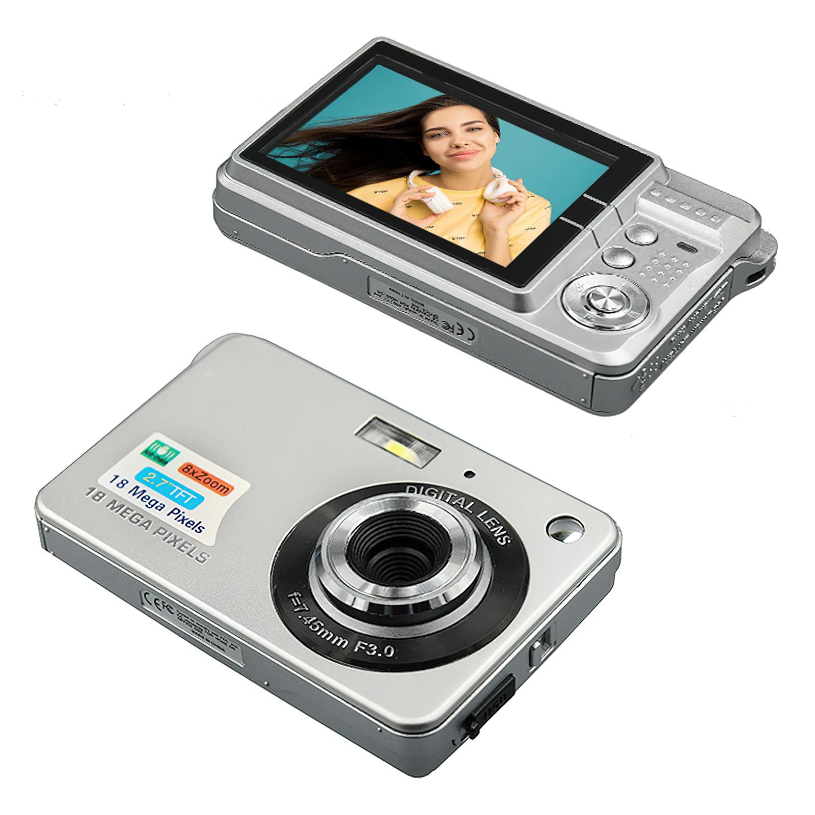 TOMTOP JMS Draagbare 720P Digitale Camera Video Camcorder 18MP Foto 8X Zoom Anti-shake 2,7 Inch Groot TFT-scherm