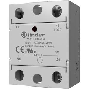 Finder Halfgeleiderrelais 77A182308650 25 A Schakelspanning (max.): 660 V/AC Schakelend bij overbelasting 1 stuk(s)