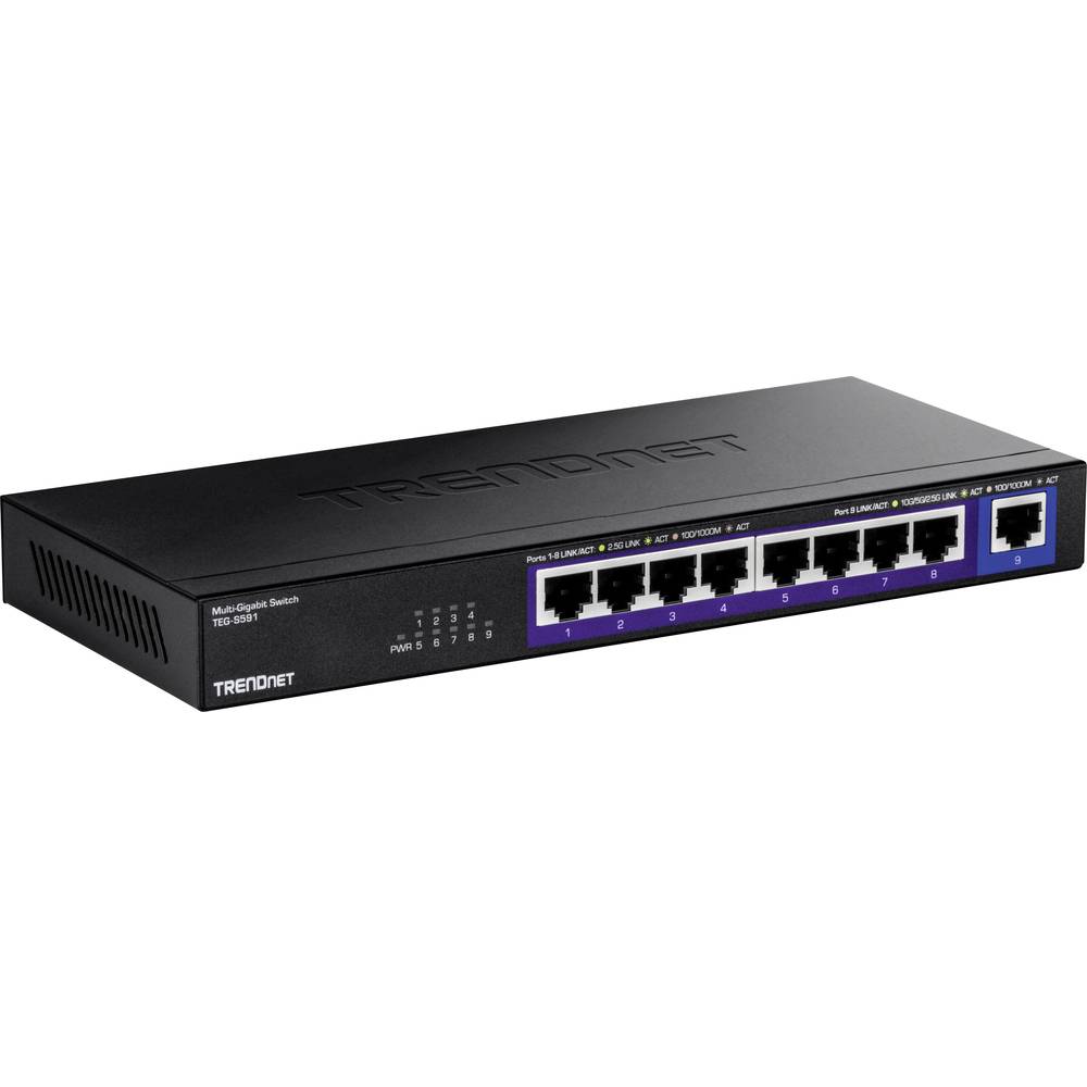 Trendnet TEG-S591 9-Port Switch Netzwerk-Switch (Multi-Gigabit)