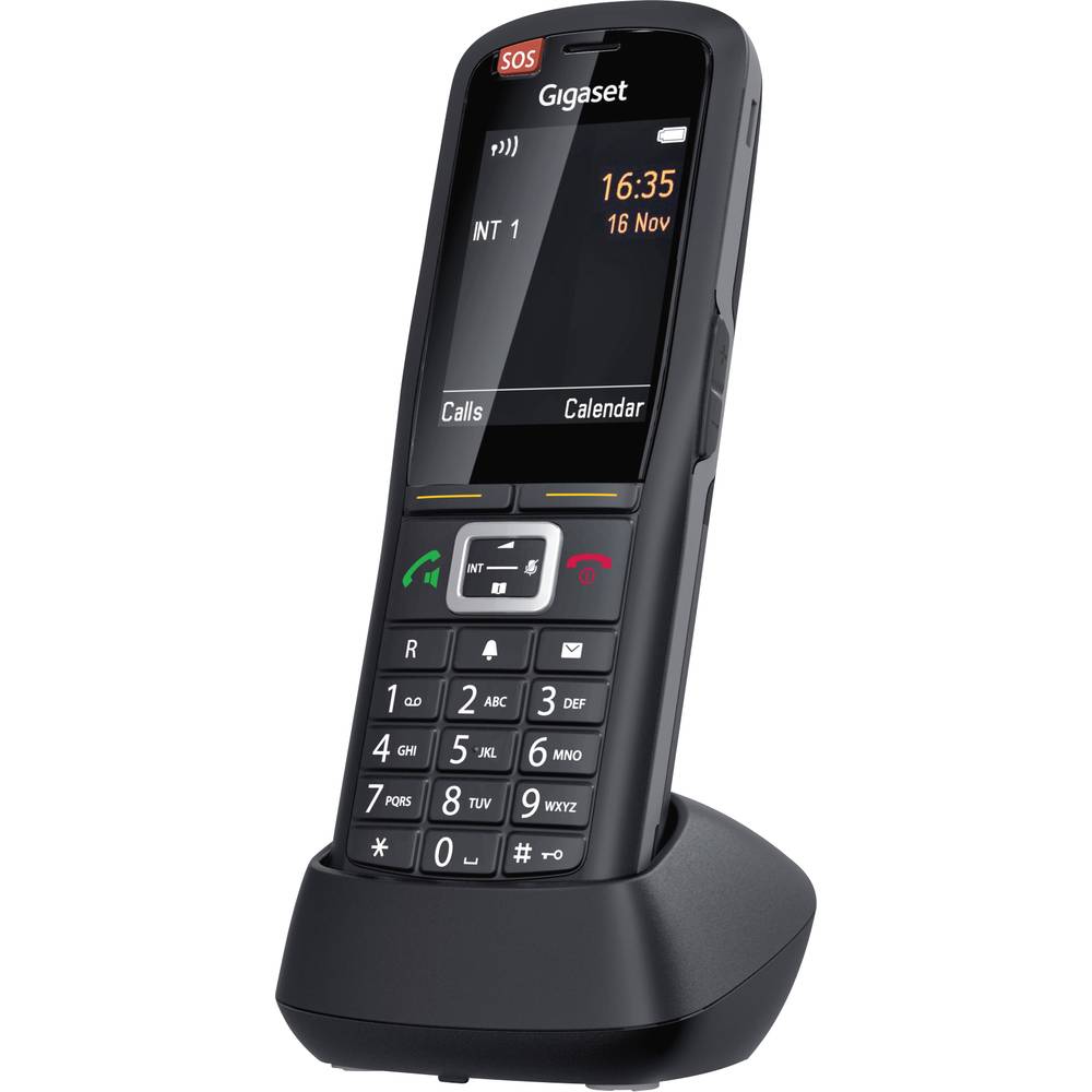 Gigaset DECT, GAP Draadloze DECT-telefoon Bluetooth, Met basis, PIN-code, Vibratie, Nummerherhaling Zwart