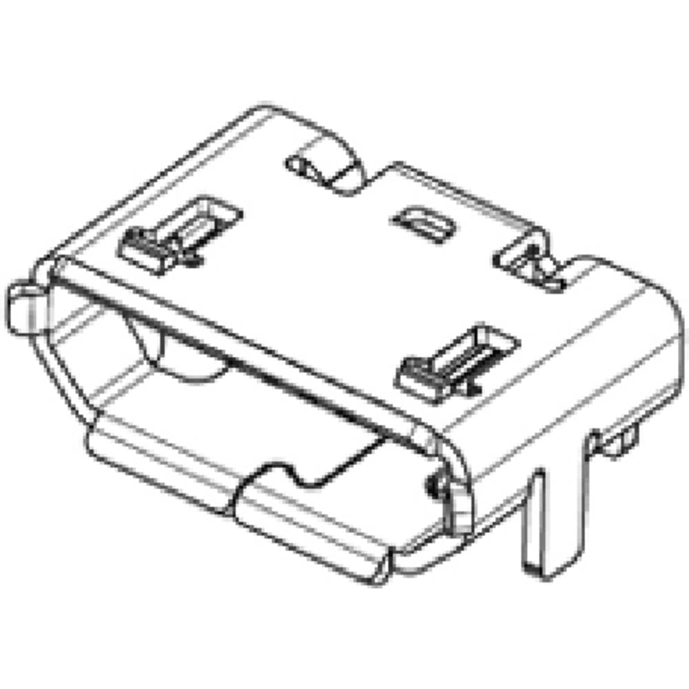 Molex Micro USB Bus 105017-1001  1 stuk(s)