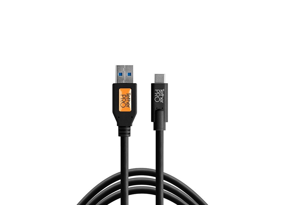 Tether Tools TetherPro USB 3.0 - USB-C (4,6m zwart)