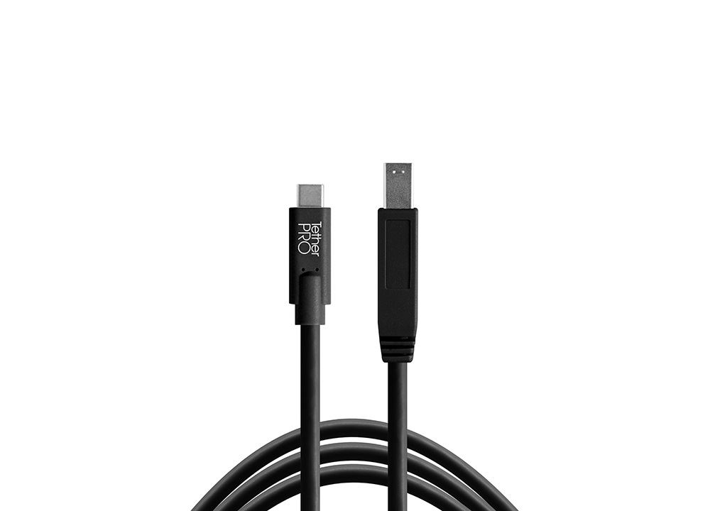 Tether Tools TetherPro USB-C - 3.0 Male B (4,6m zwart)