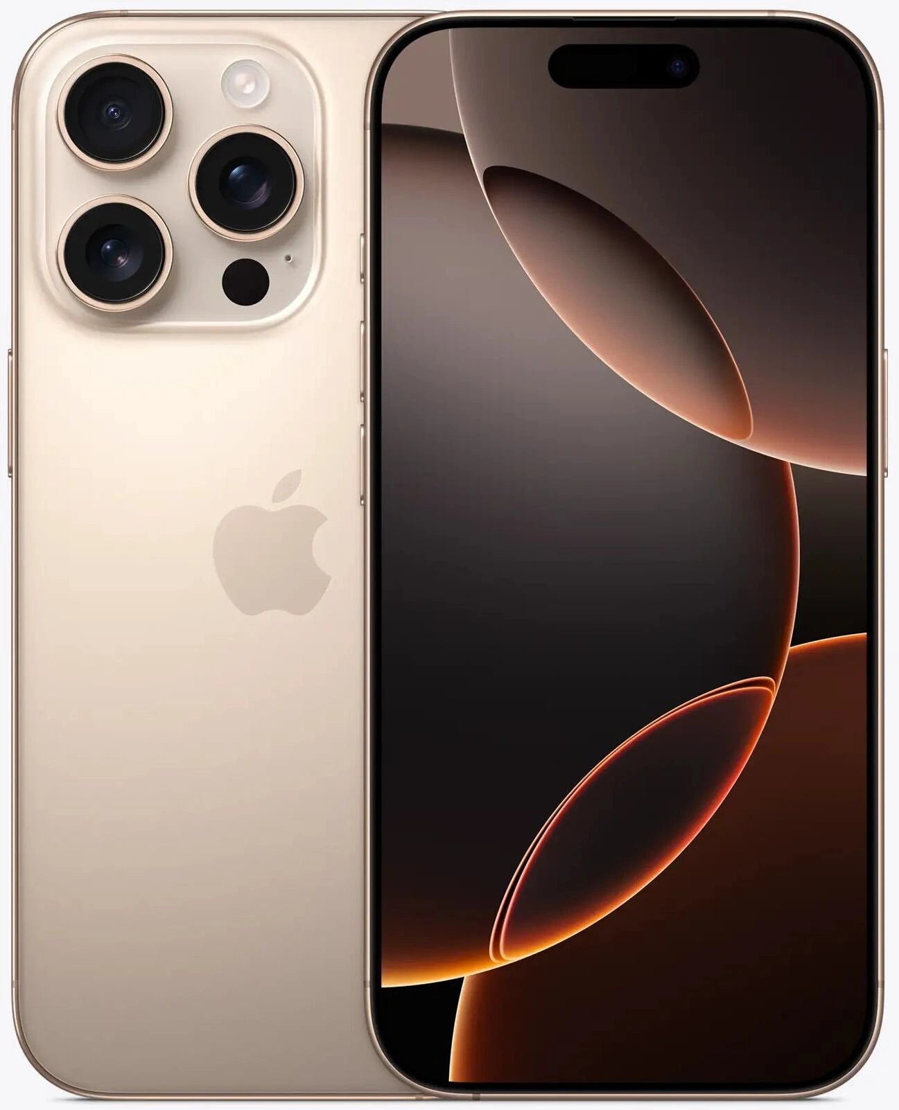 Refurbished iPhone 16 Pro 128 GB Goud Zichtbaar gebruikt