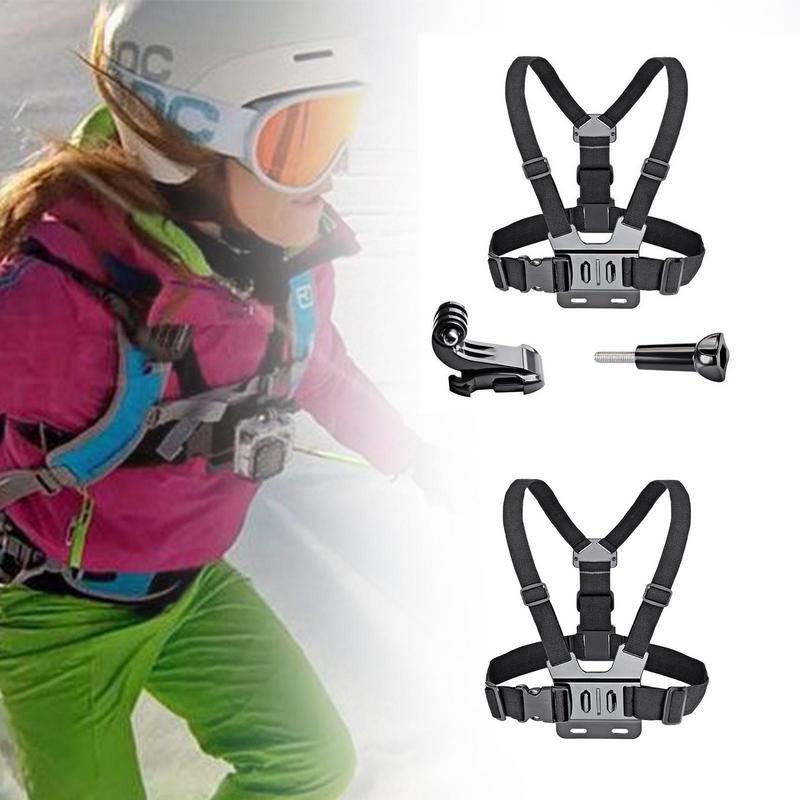 Freedom Outdoors Borstbandbevestigingsriem voor GoPro Hero 3 2 1 Elastische borstcamera-harnasriem Verstelbare bodystatiefharnasbevestiging Sport DV United States