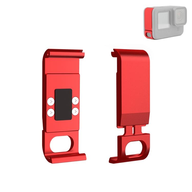 Sunsky-Mobile Accessories PULUZ Metalen batterij zij-interface cover voor GoPro HERO12 Zwart /11 Zwart /10 Zwart /9 Zwart zwart