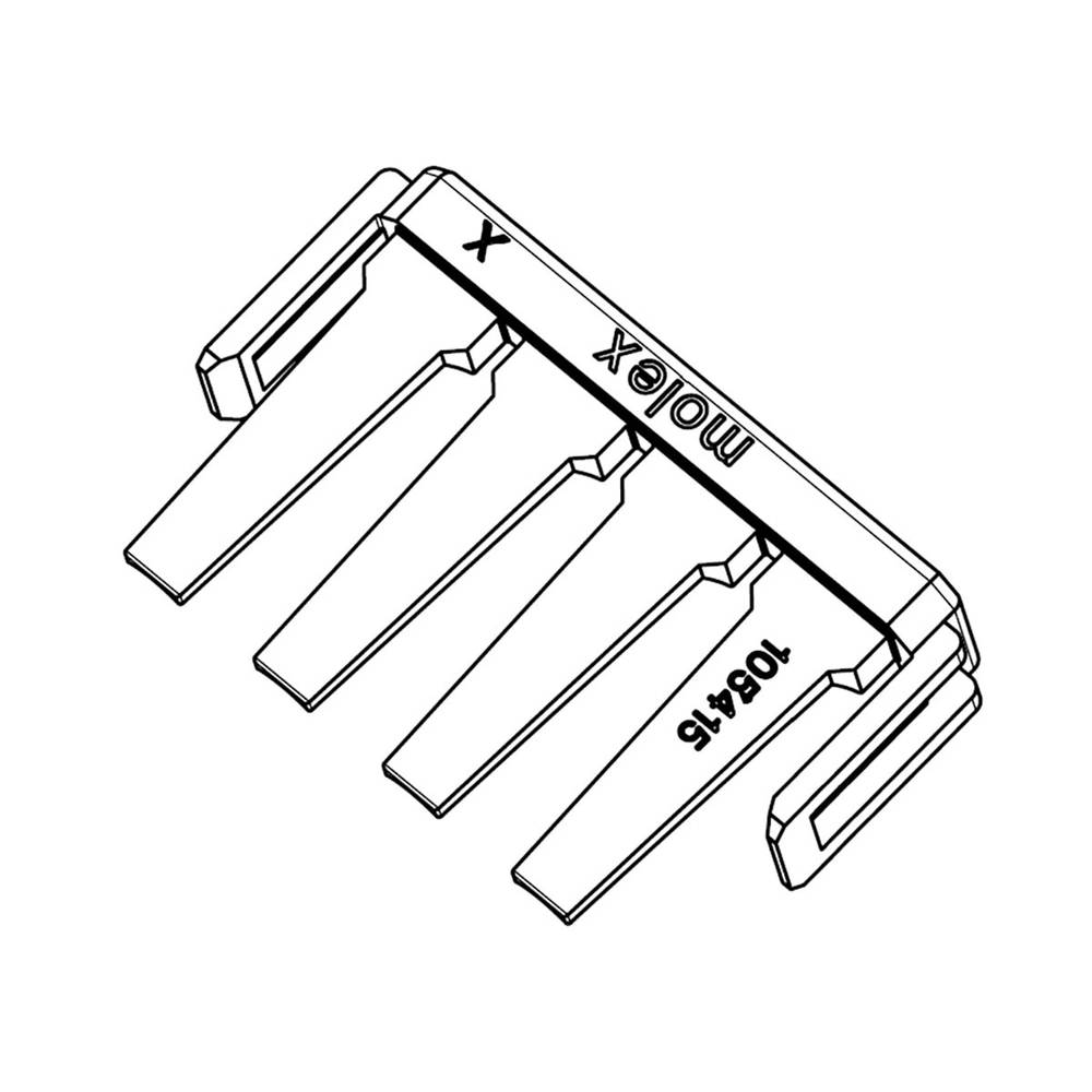 Molex 1054150002 TPA with PBT 1054150002  Inhoud: 1 stuk(s)