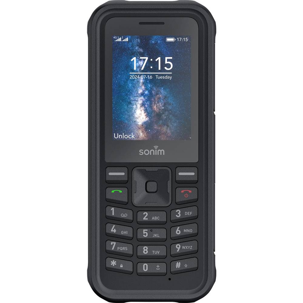 Sonim XP100 4G Outdoor telefoon 128 MB 6.1 cm (2.4 inch) Zwart Mocor OS Dual-SIM