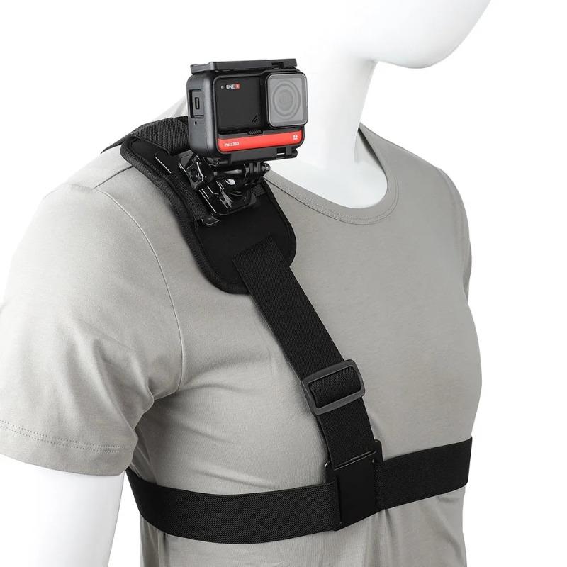 Huaqiang North Electronics 1 set vaste schouderriem sportcamera-accessoires, sportcamera rijden borstfoto, schuine schouder live rijden buitengebruik