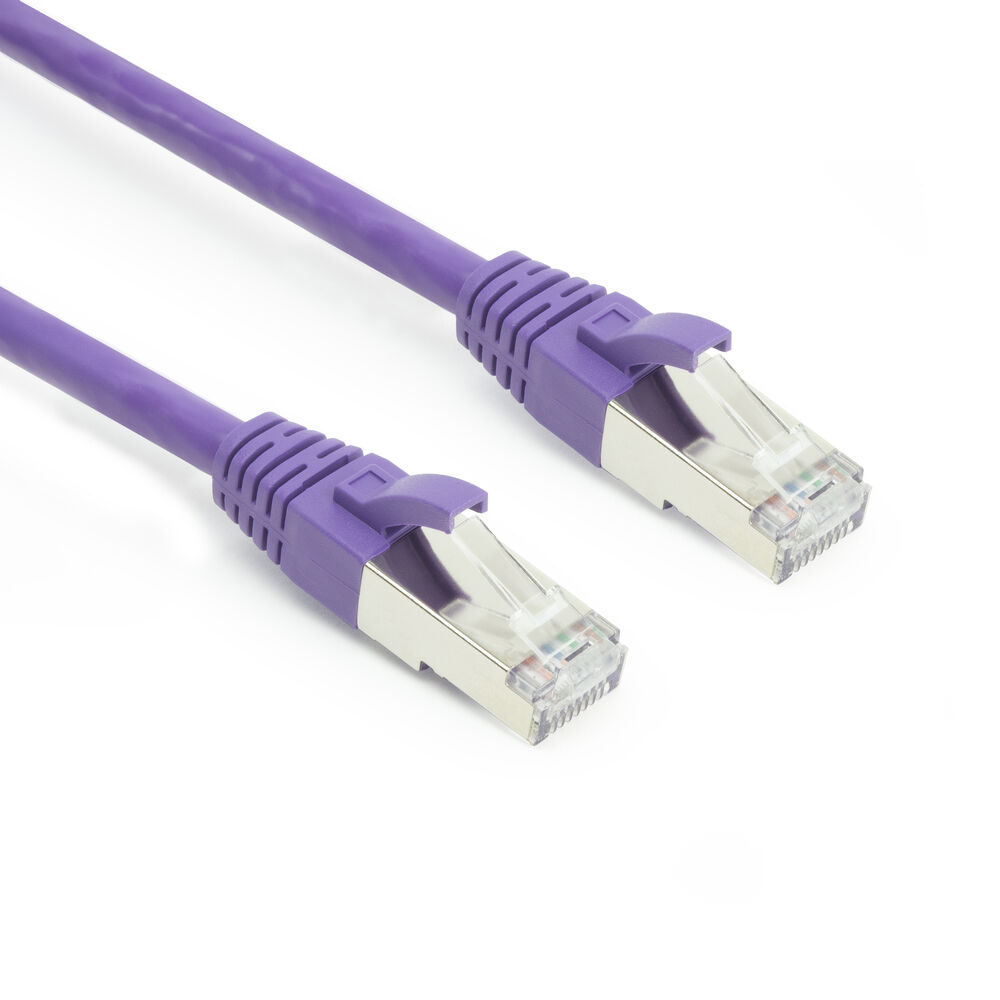 ACT FB2352 LSZH SFTP CAT6A Patchkabel Snagless Paars - 25 cm