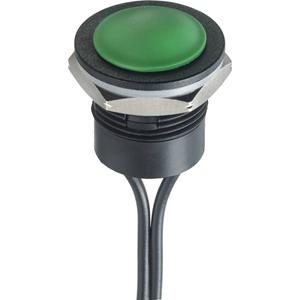 APEM IAR3F1300 IA Series Druktoets 24 V/DC 2 A 1x uit/(aan) Moment (Ø x h) 16 mm x 20 mm IP67 1 stuk(s)