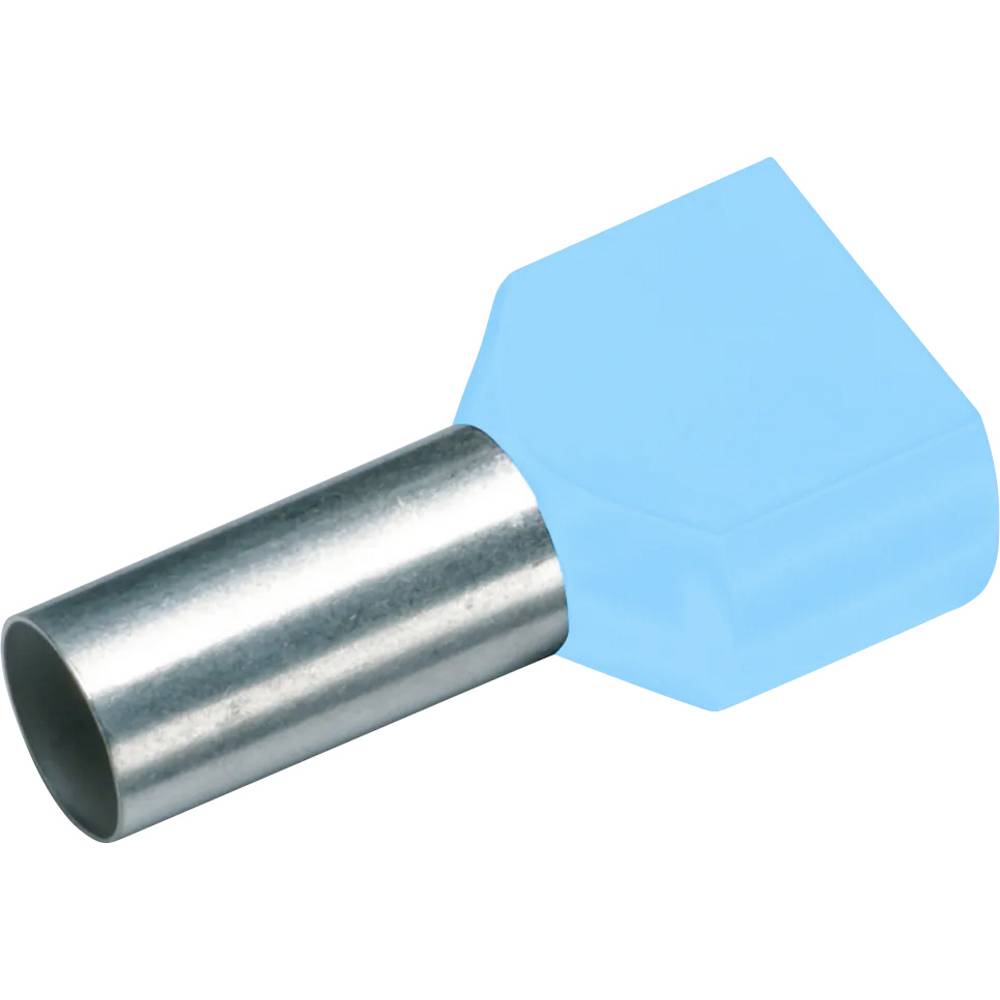 Cimco 187700 Dubbele adereindhulzen 0.25 mm² Deels geïsoleerd 100 stuk(s)