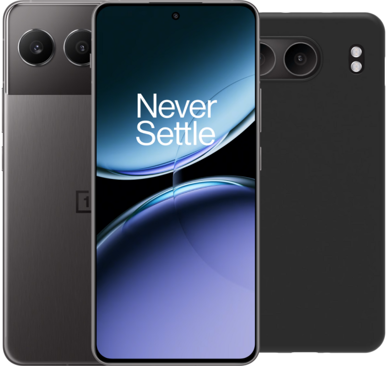 OnePlus Nord 4 256GB Zwart 5G + BlueBuilt Back Cover Zwart