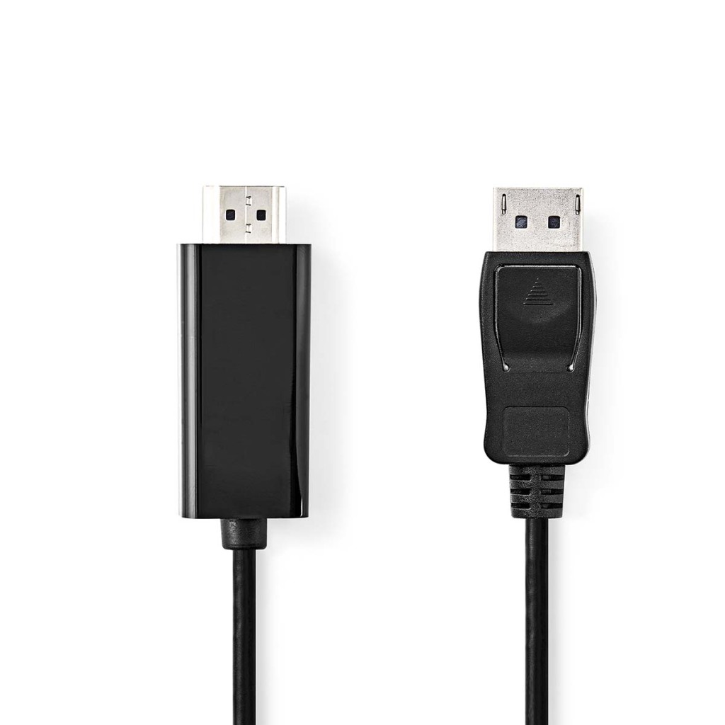 Nedis DisplayPort-Kabel | DisplayPort Male | HDMI© Connector | 1080p | Vernikkeld | 2 m