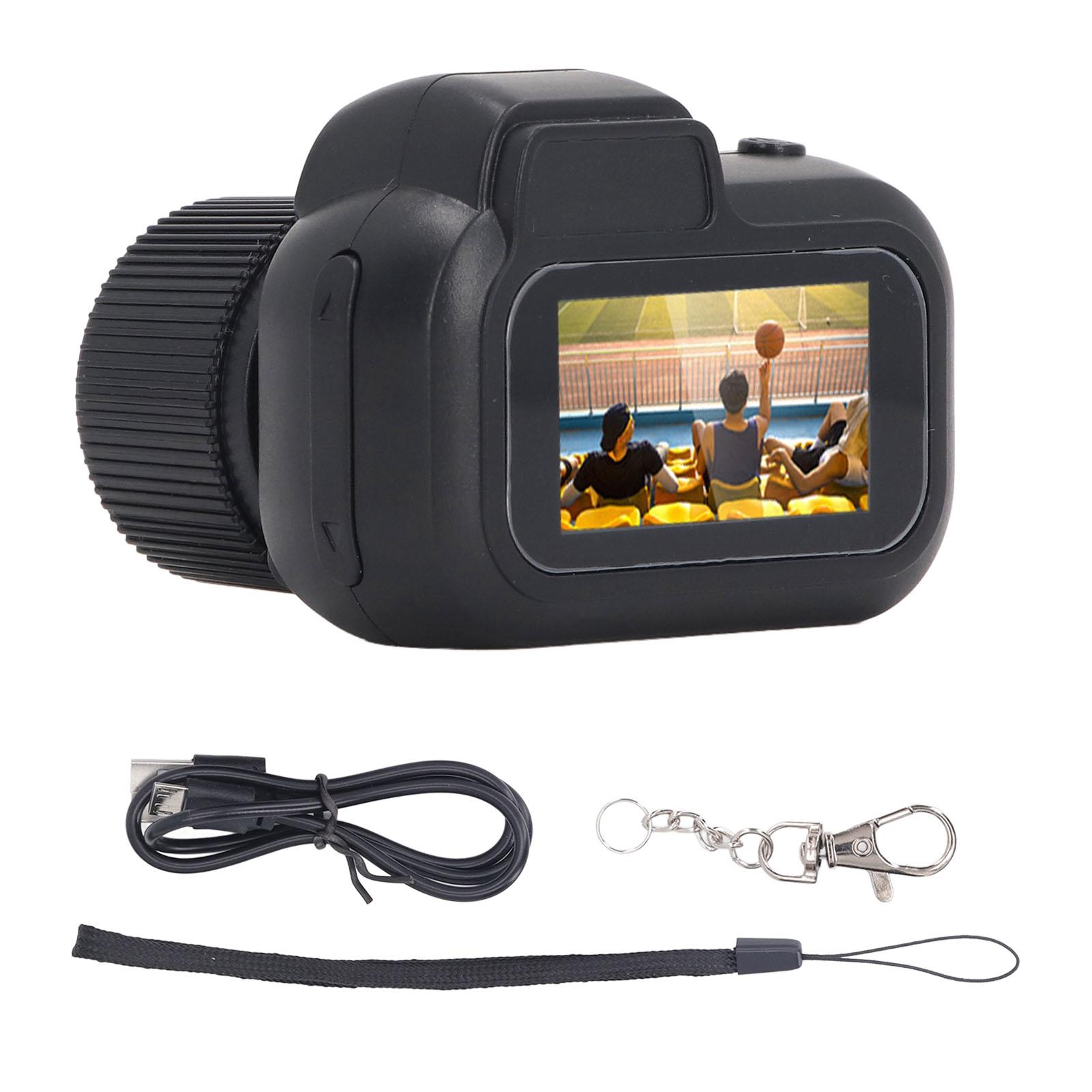 Honor Electronics Mini digitale camera 1080P 2 MP 100 minuten batterijduur Kleine videocamera met kleurenscherm Pols