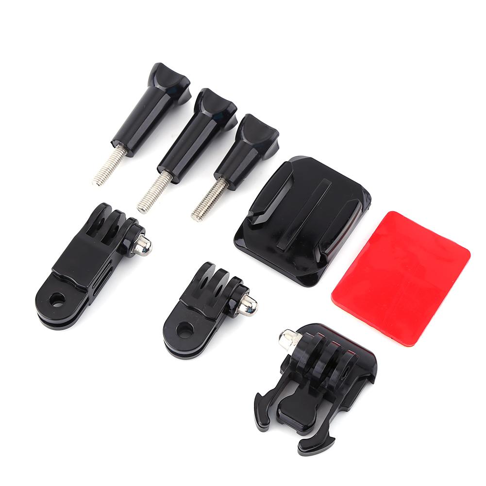 Andoer Sportcamera Helm Zijmontage Kit Zelfklevende Montage Accessoire Voor GoPro Hero 3/2/1