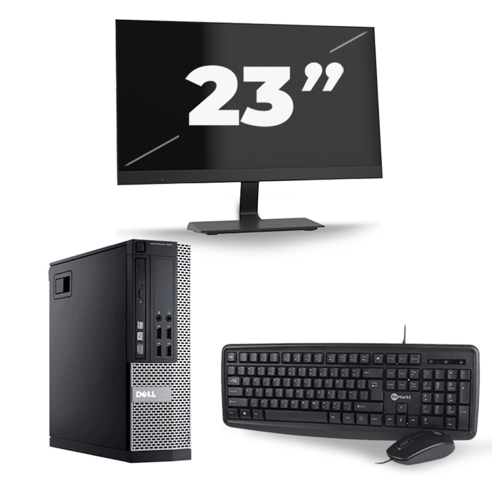 Dell Optiplex 990 Desktop - Intel Core i3-2e Generatie - 8GB RAM - 128GB SSD - Windows 10 + 1x 23 inch Monitor