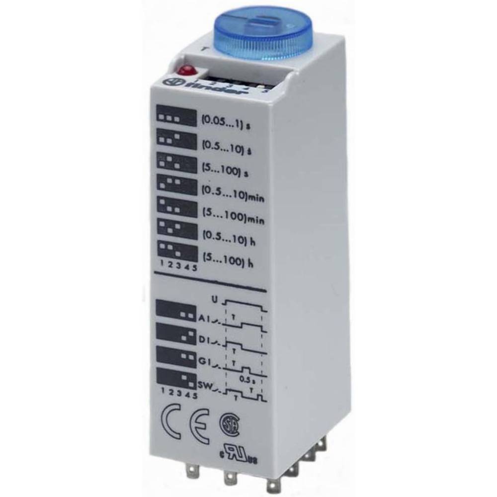 Finder 85.03.0.125.0000 85.03.0.125.0000 Tijdrelais 125 V DC/AC 1 stuk(s) Tijdsduur: 0.05 - 360000 s 3x wisselcontact