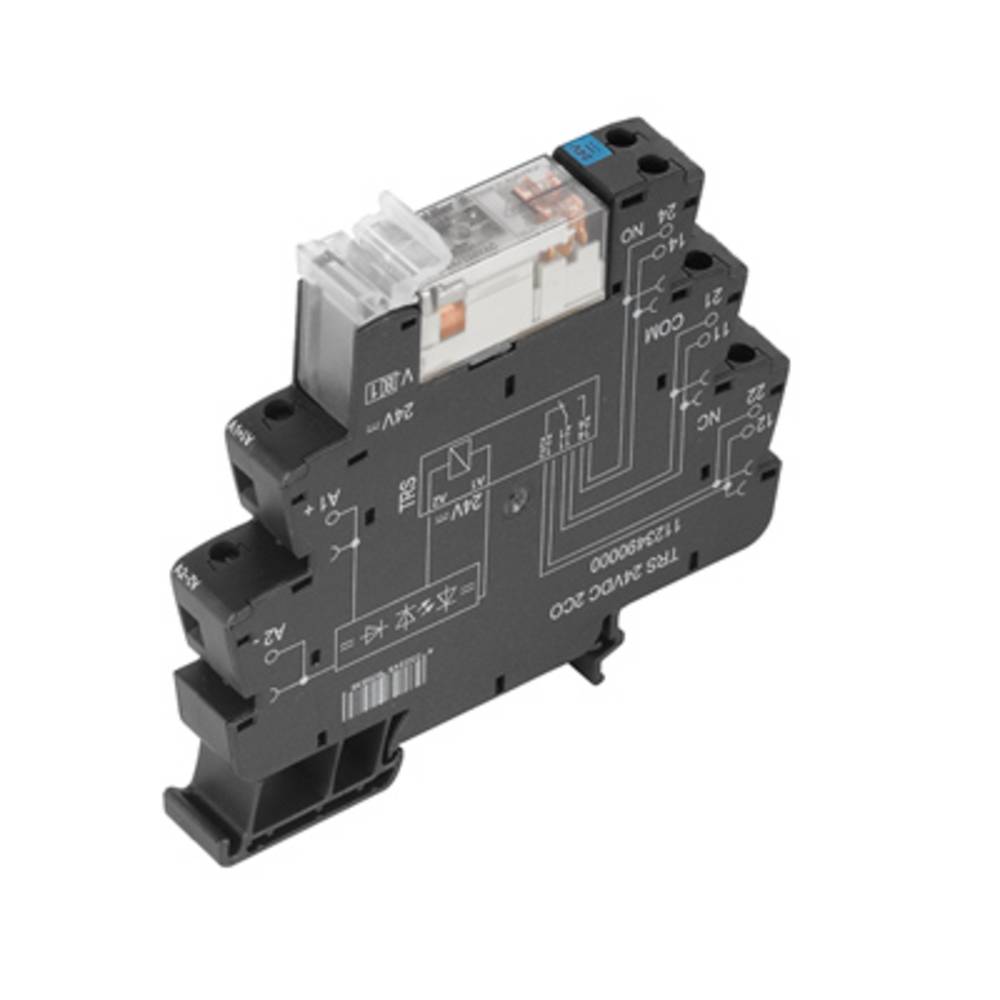 Weidmüller TRS 24VUC 2CO Koppelrelais 24 V DC/AC 8 A 2x wisselcontact 10 stuk(s)