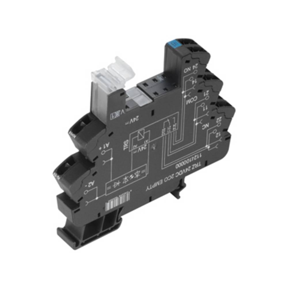 Weidmüller TRZ 24VDC 2CO EMPTY Relaissocket Met display, LED Geschikt voor serie:  serie Termseries (b x h x d) 12.8 x 90.5 x 88 mm 10 stuk(s)