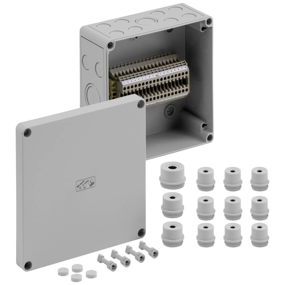 Spelsberg RKi 4/18-18x4q Serieklemmen-behuizing 180 x 182 x 90 Kunststof Grijs 1 stuk(s)