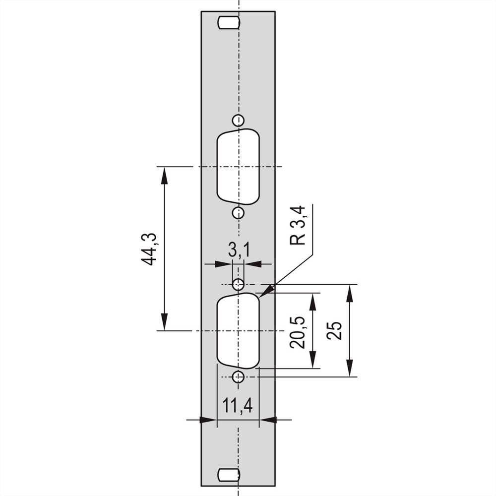 NVent SCHROFF 30118336 Frontpaneel 1 stuk(s)