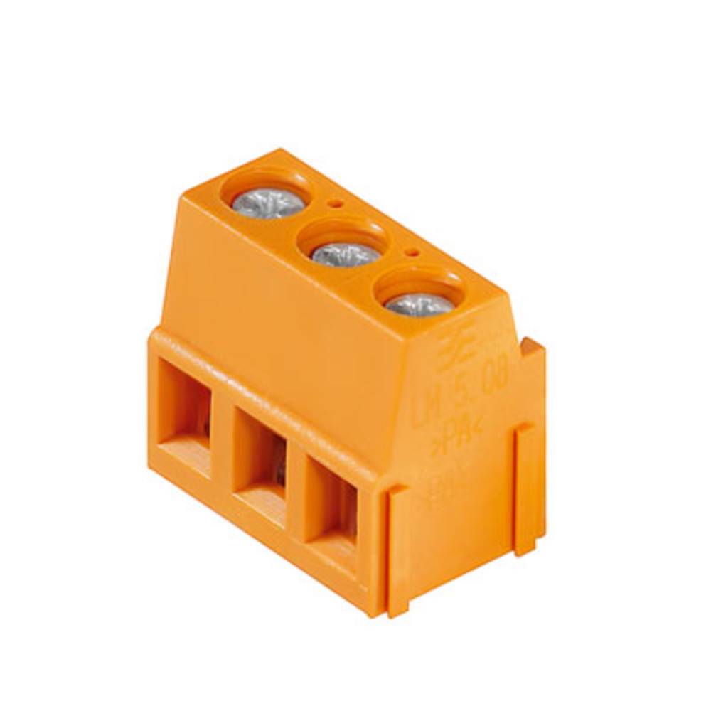 Weidmüller 1716020000 Klemschroefblok 2.5 mm² Aantal polen 2 Zwart 500 stuk(s)