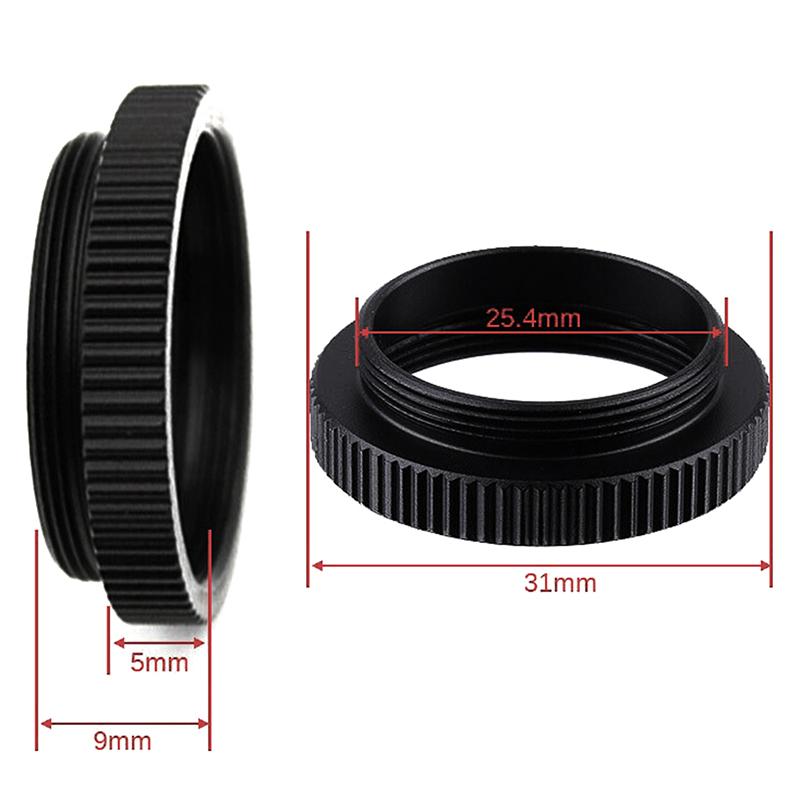 Lippye C-Mount 5 mm verlengbuisadapter C-Cs Mount Adapter Spacer Ring voor CCTV-lens