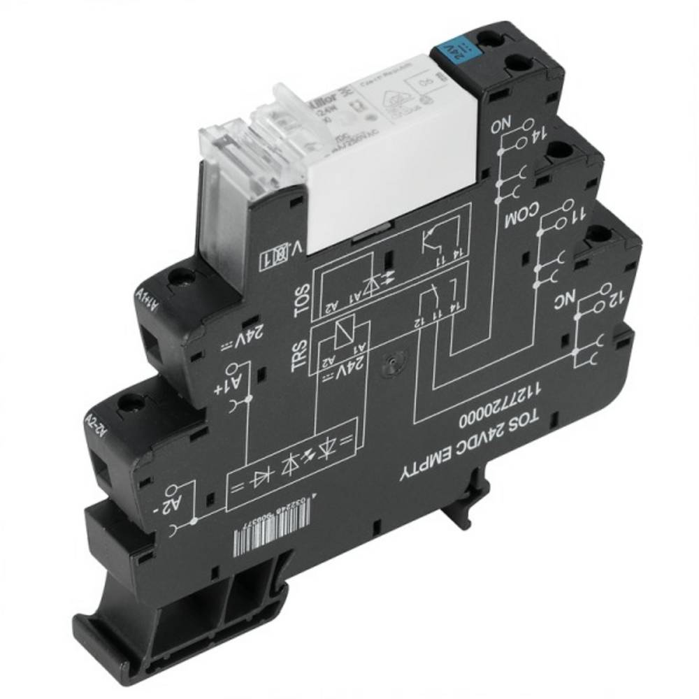 Weidmüller TRS 24VDC 1NO HCP Relaismodule Nominale spanning: 24 V/DC Schakelstroom (max.): 16 A 1x NO 10 stuk(s)