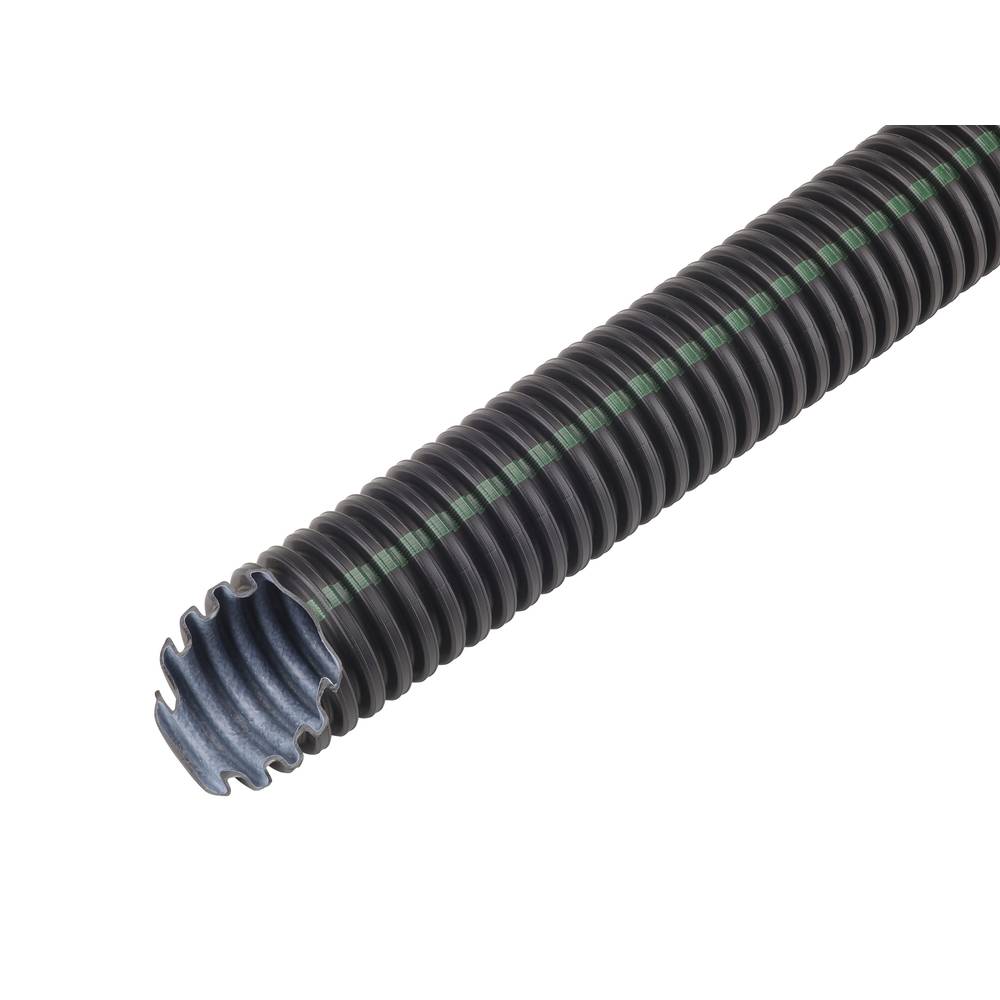 Fränkische Rohrwerke 26212063 FBY-EL-F co2ntrol 63 Beschermslang (ribbelslang) Zwart 25 m