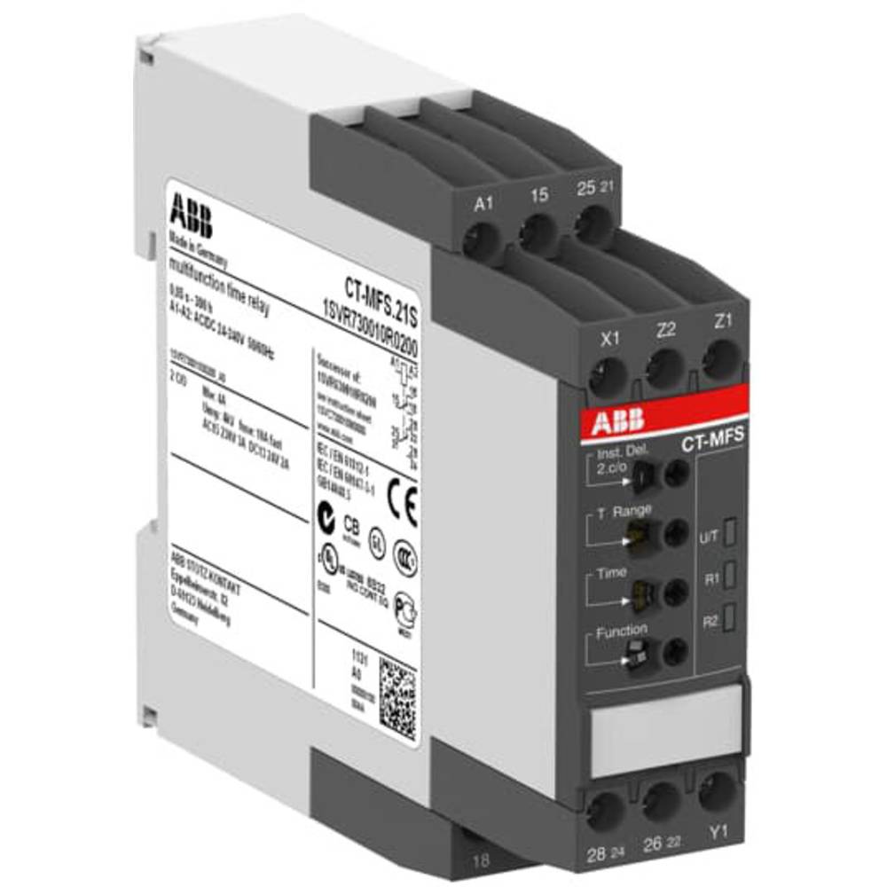 ABB 1SVR730010R0200 CT-MFS.21S Tijdrelais Multifunctioneel 1 stuk(s)