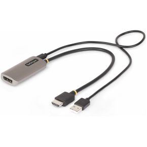 Startech .com 30cm HDMI naar DisplayPort Adapter Kabel, 8K 60Hz, Actieve HDMI 2.1 naar DP 1.4 Video C