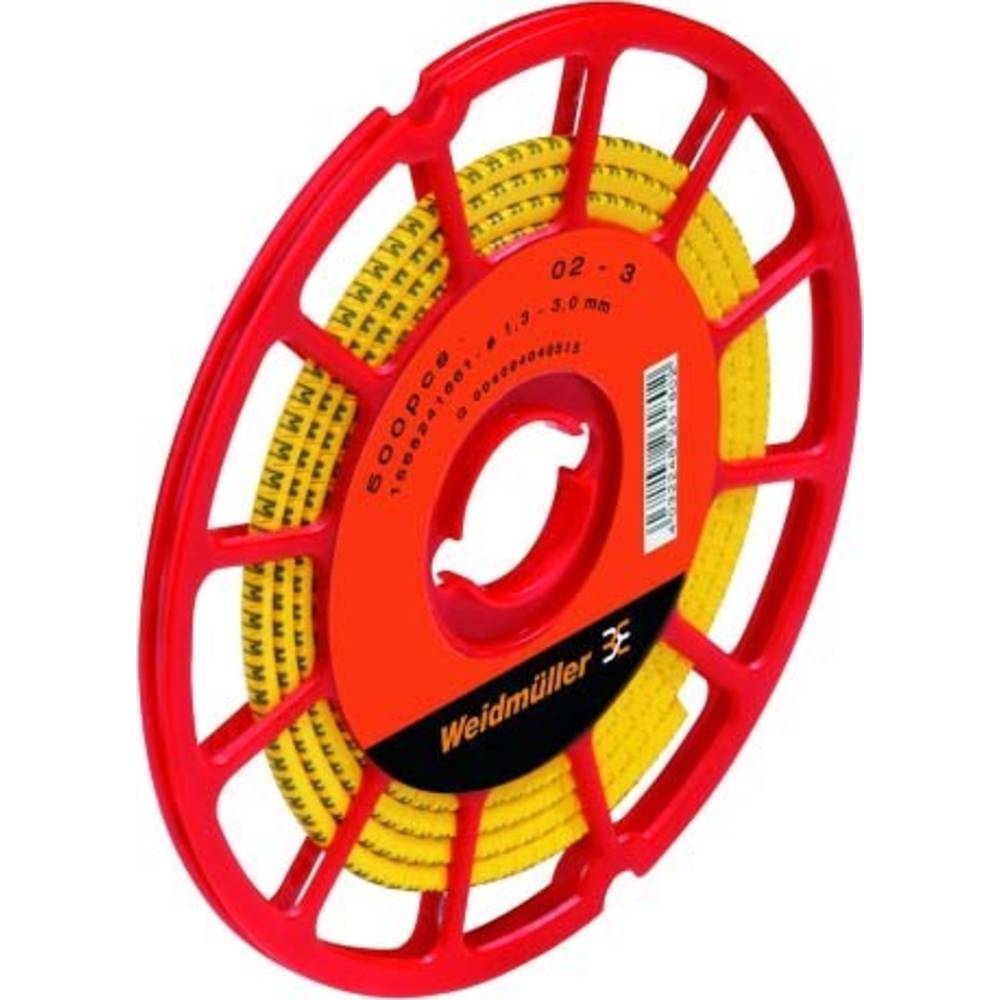 Weidmüller 1568300006 CLI M 2-4 WS/SW 6 CD Kabelklemmen Wit Aantal markeringen: 500 500 stuk(s)