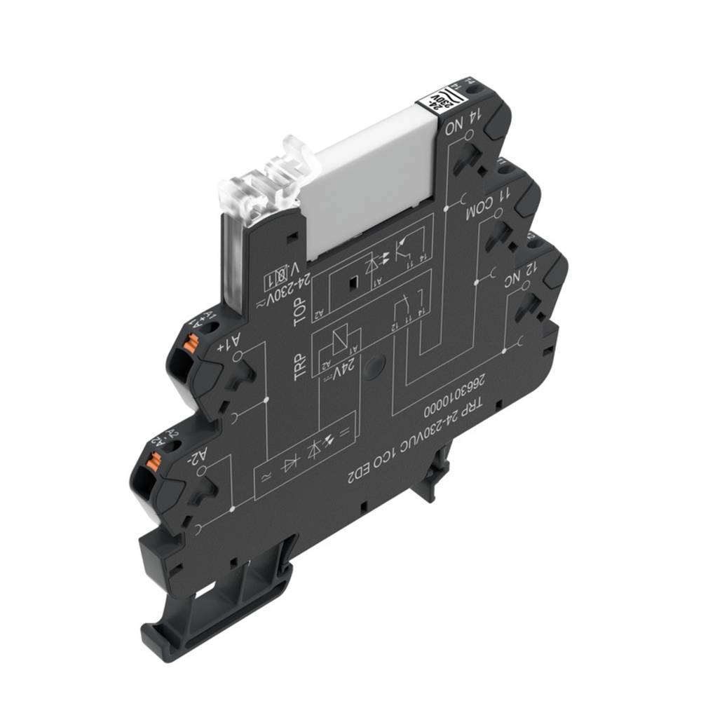 Weidmüller TRP 24-230VUC 1CO AGSNO ED2 Koppelrelais 6 A 1x wisselcontact 10 stuk(s)