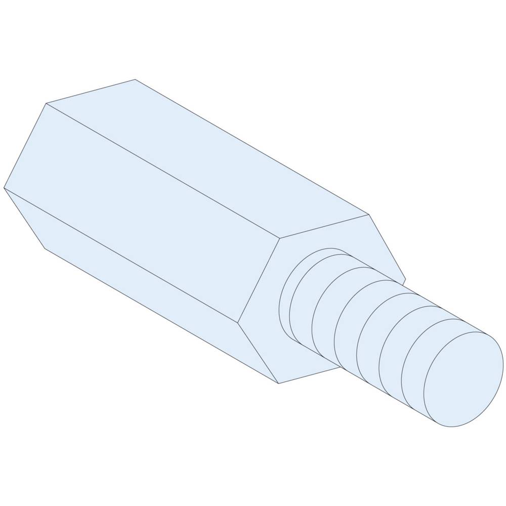 Schneider Electric PrismaSeT-P, afstandshouder, hexagonale, M6, hoogte = 55 mm, (4 stuks) 1 stuk(s)