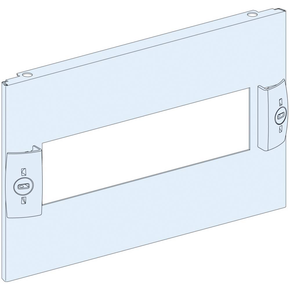 Schneider Electric PrismaSeT-P, frontplaat, met 45 mm uitsparing, 1 rij, breedte = 400 mm, hoogte = 4 modules 1 stuk(s)