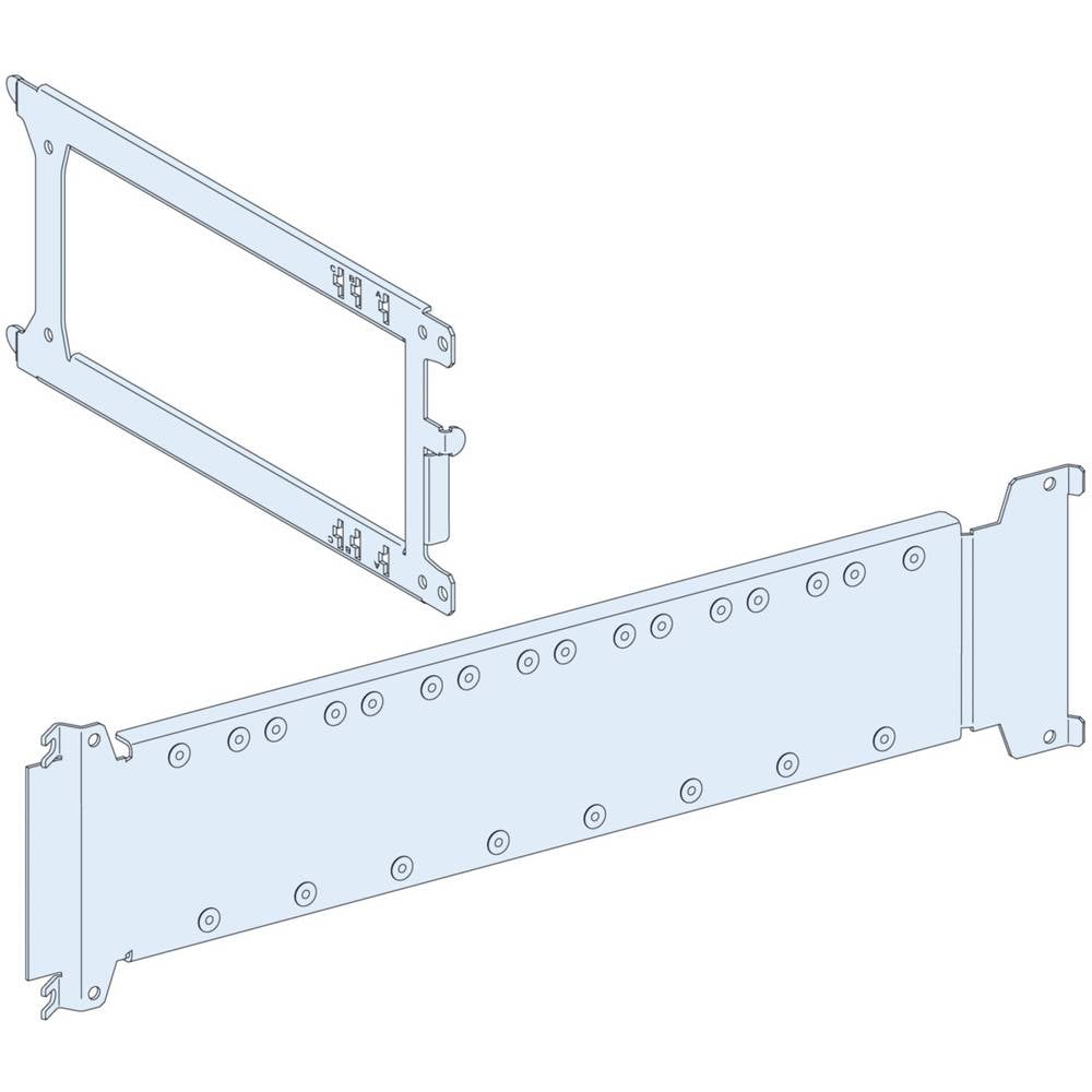 Schneider Electric PrismaSeT-P, montageplaat, 4x FuPacT ISFT160 3-polig, verticaal, breedte = 650 mm, hoogte = 6 modules 1 stuk(s)