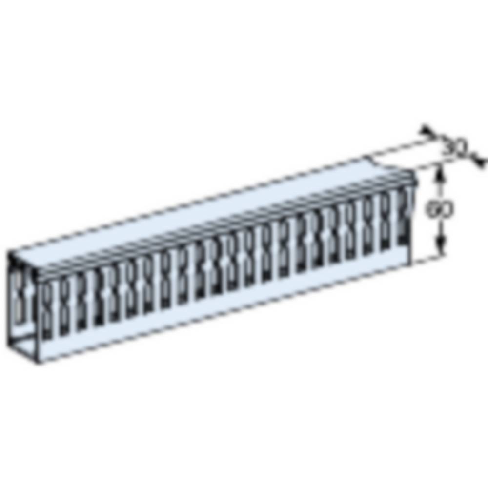 Schneider Electric PrismaSeT-P, kabelkanaal, horizontaal, met drager, breedte = 30 mm, hoogte = 60 mm, lengte = 450 mm, (4 stuks) 1 stuk(s)