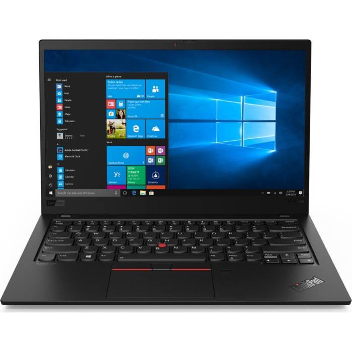 Lenovo ThinkPad X1 Carbon Gen 7 - Intel Core i5-8e Generatie - 14 inch - 8GB RAM - 256GB SSD - Windows 11 Home