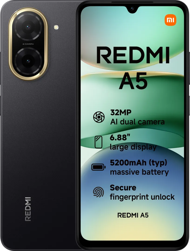 Xiaomi Redmi A5 64GB Zwart 4G