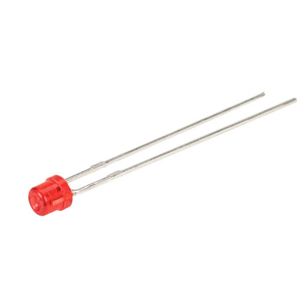 Kingbright Bedrade LED Rood Rond 3 mm 12.5 mcd 130 ° 30 mA 2 V