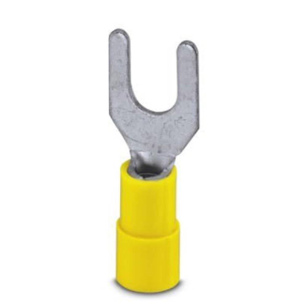 Phoenix Contact 3240044 Vorkkabelschoen 4 mm² 6 mm² Gat diameter=6.50 mm Deels geïsoleerd Geel 25 stuk(s)