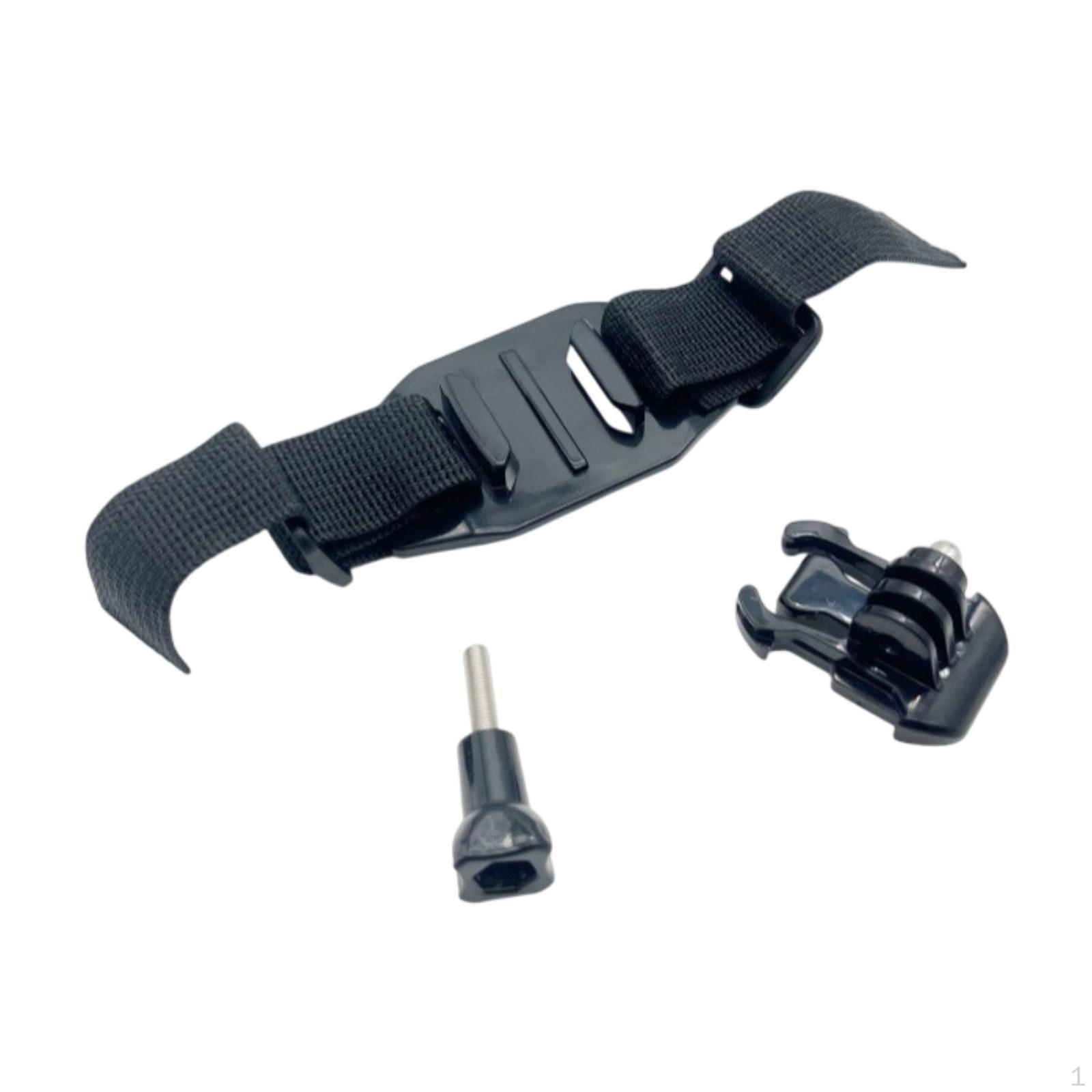 Moonice Vented Helmet Strap Mount, Bike Strap, Quick Release Buckle Outdoor Easy to Install Climbing