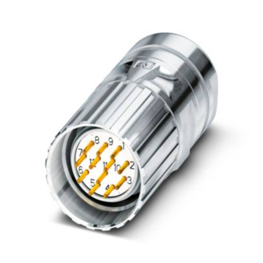Phoenix Contact M23 kabelconnector 1619761 CA-12P1N8A80DN Zilver  Inhoud: 1 stuk(s)